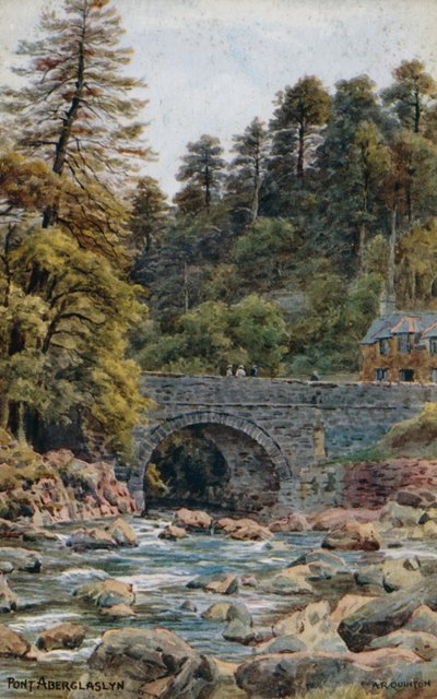 Pont Aberglaslyn door Alfred Robert Quinton